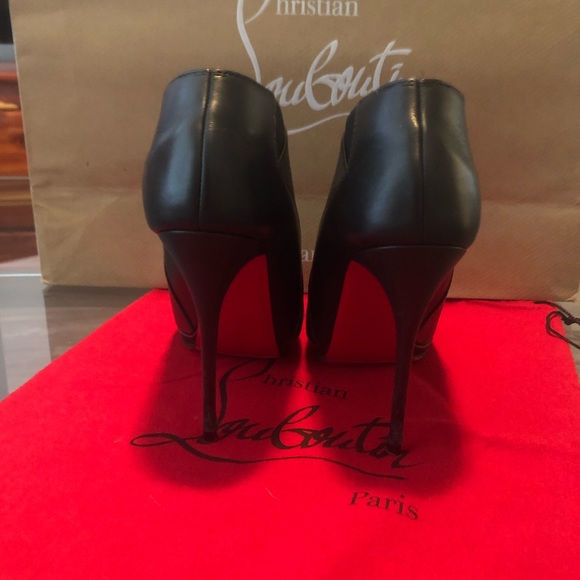 Authentic Christian Louboutin Bootstagram Ankle Boots, Black - Picture 6 of 8